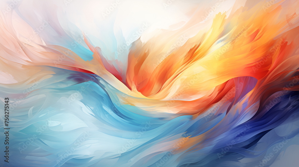 Abstract Brushstroke background