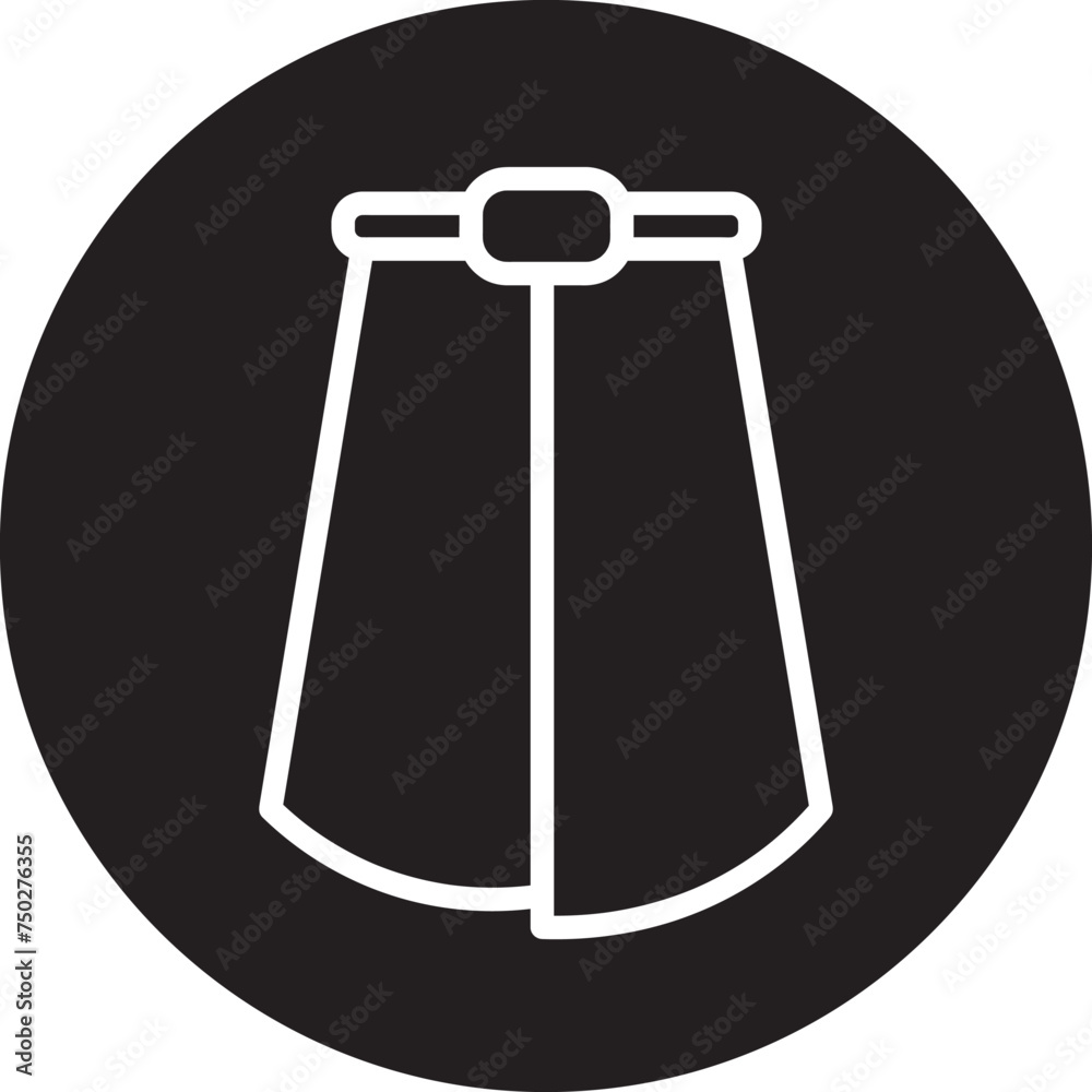 Fabric Specification Vector Icon - Sarong