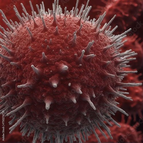 3d rendered illustration of a virus