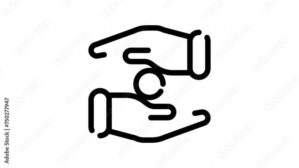 Alms animation icon with alpha channel Alms animation icon with alpha channel