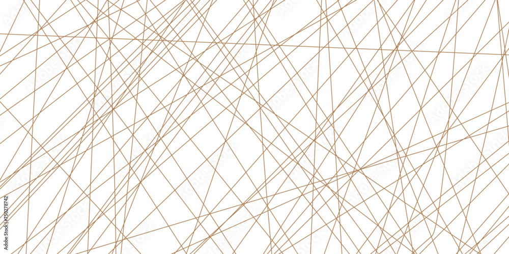 Abstract lines in gold and white tone of many squares and rectangle shapes on white background. Metal grid isolated on the white background. nervures gold abstract perspective Random chaotic. Abstract lines in gold and white tone of many squares and rectangle shapes on white background. Metal grid isolated on the white background. nervures gold abstract perspective Random chaotic.