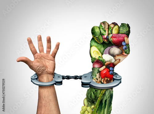 Photos Orthorexia Nervosa Food Obsession and obsessed with Healthy eating concept or ad