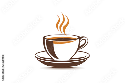 coffee cup icon or poster for coffee shop design 