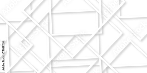 Seamless abstract technology line triangle diamond square background. Geometric lines white abstract modern geomatics background splash template for web design and site decoration.