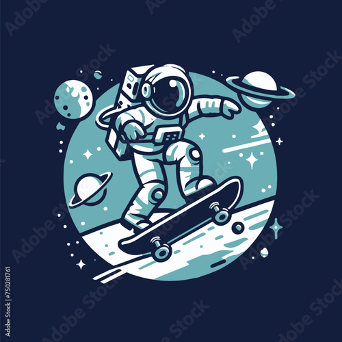 astronaut on the moon