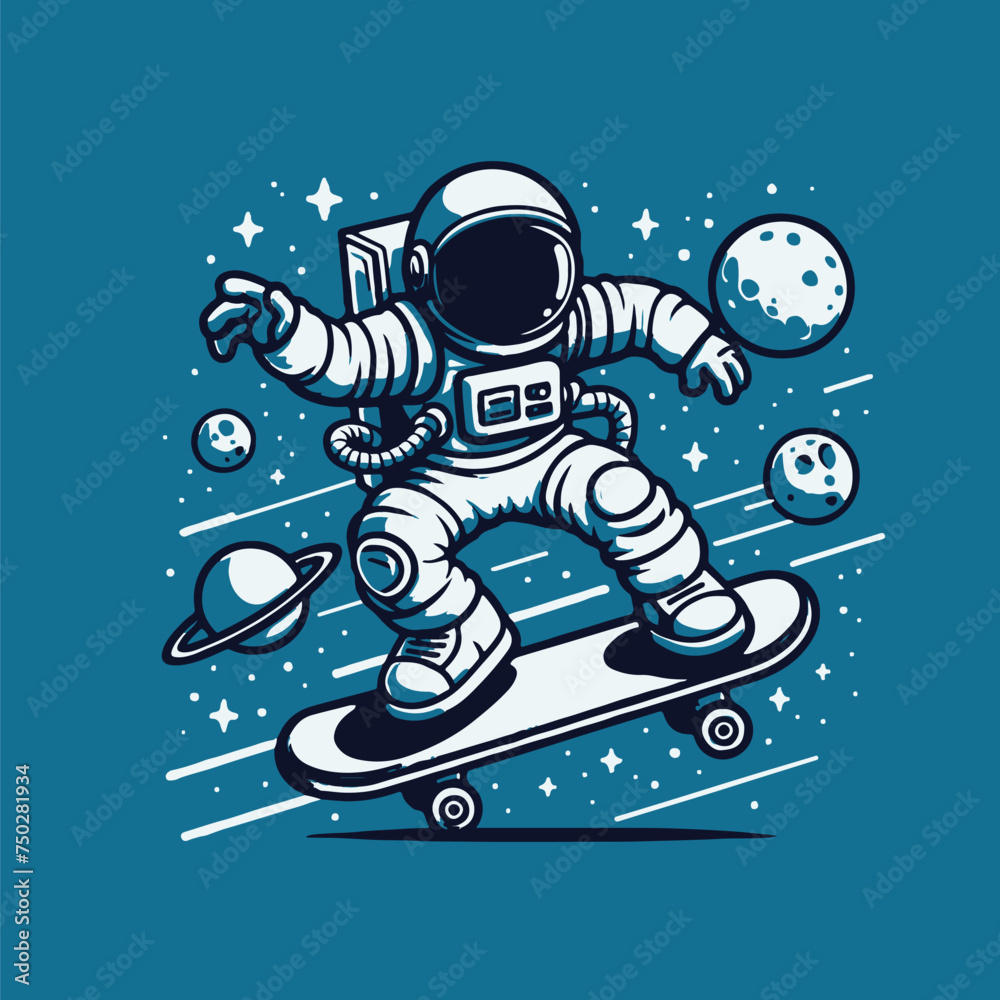 Obraz premium astronaut in space