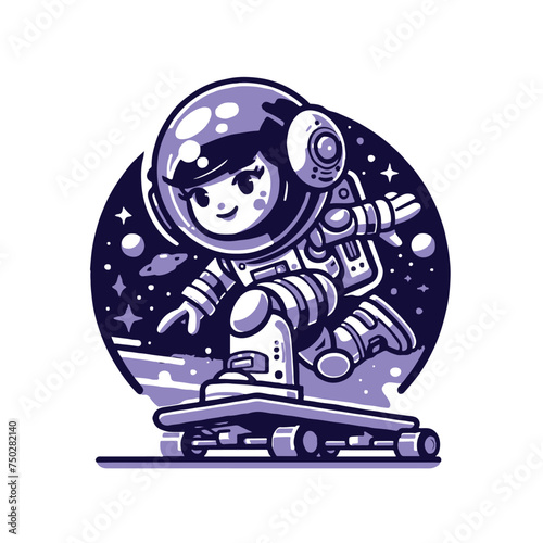 astronout in space