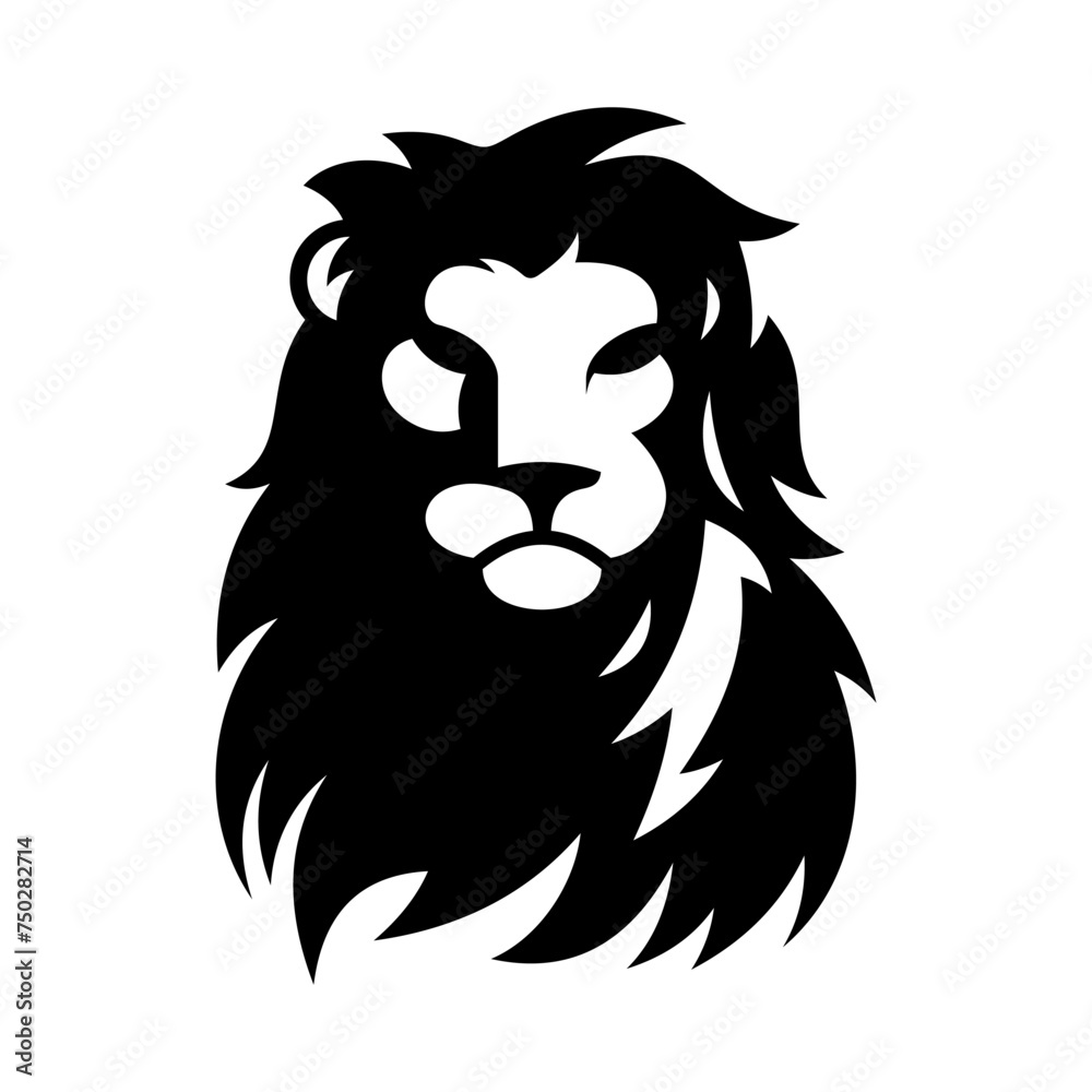 Lion Head Vector Logo Design Template