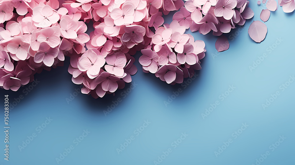 Fototapeta premium Floral composition as background project graphic design