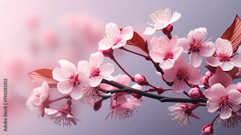 Obraz premium Floral composition as background project graphic design