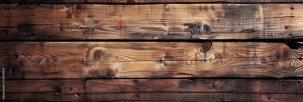 Close Up of Wooden Planks With Knots. Generative AI Close Up of Wooden Planks With Knots. Generative AI
