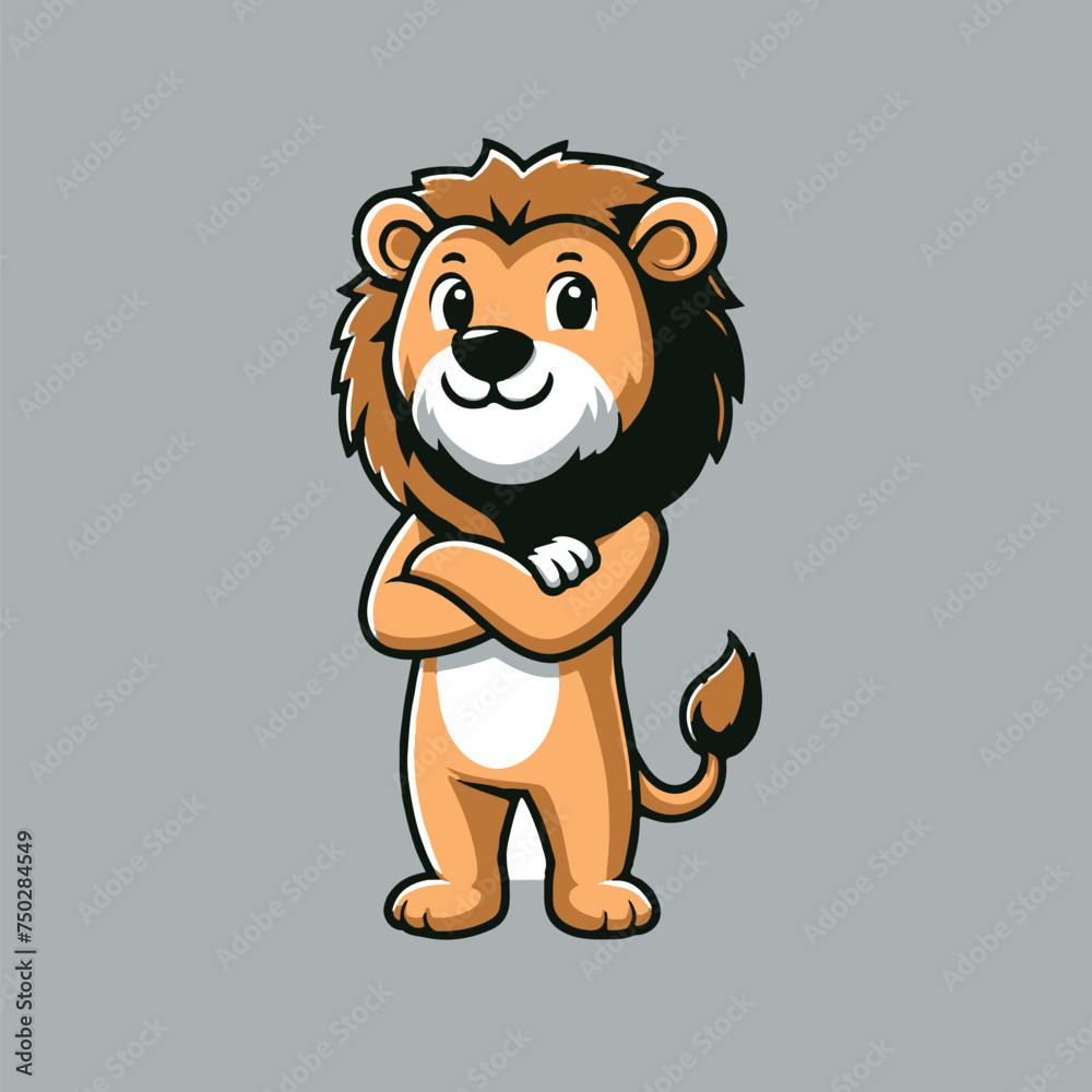 lion cartoon character lion cartoon character