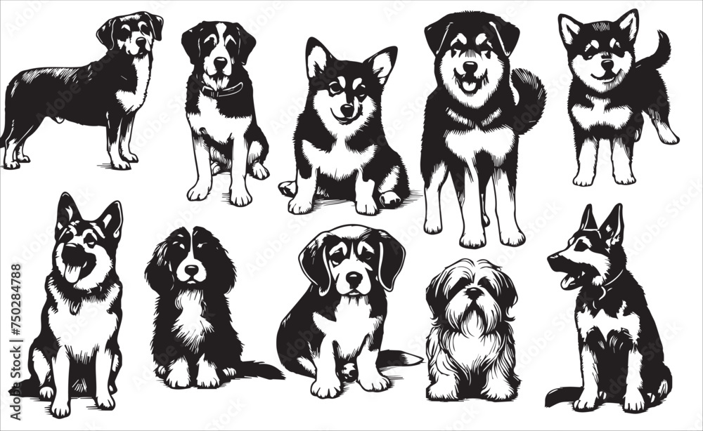 set of dogs