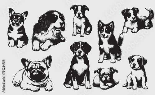 set of dogs