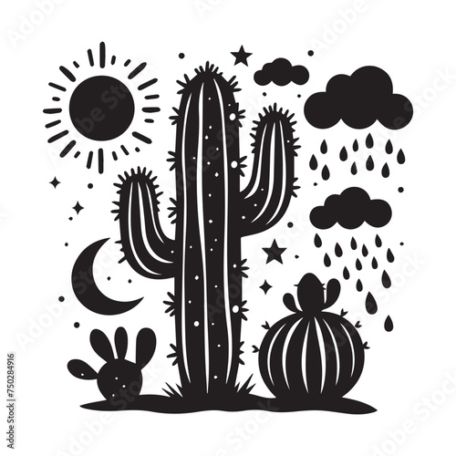 cactus silhouette