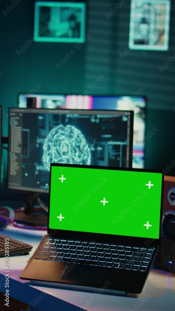 Vertical video IT admin coding and using EEG headset to upload brain ...
