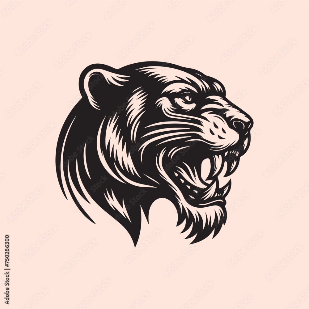 Fototapeta premium lion head mascot