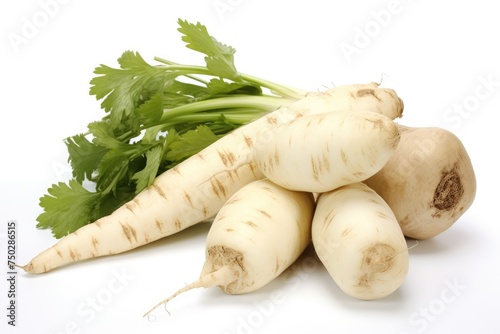Yuca, vegetable , white background.