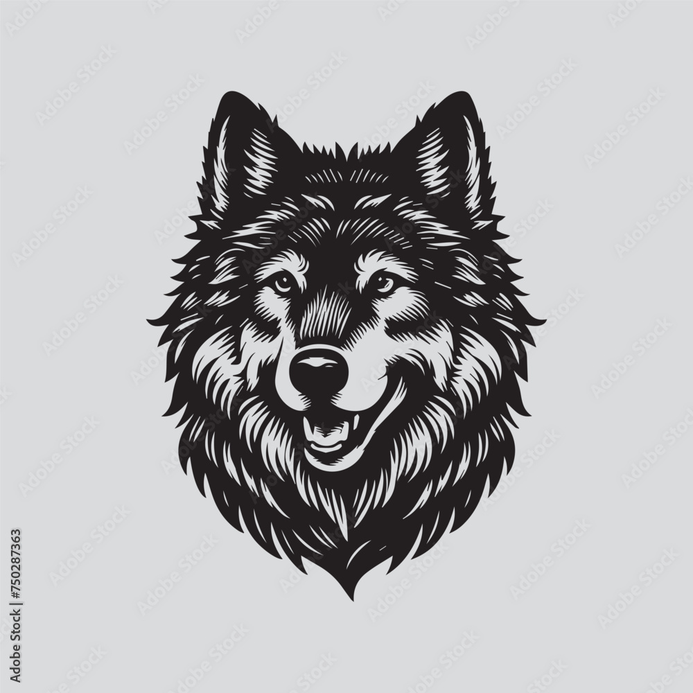 vector illustration of wolf vector illustration of wolf