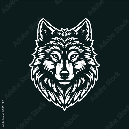 wolf vector illustration © creativediastudio