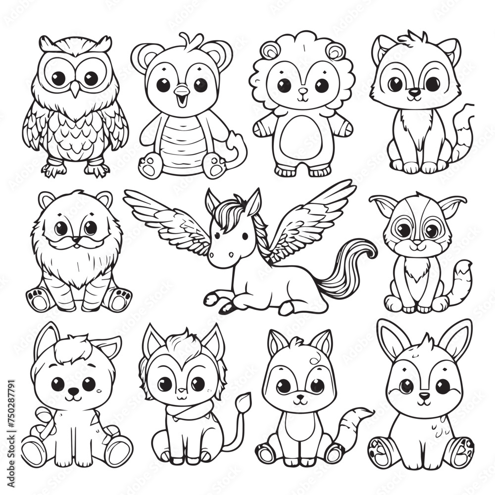 set of owls set of owls