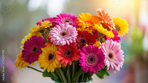 A bouquet of vibrant flowers symbolizing the blossoming of inner strength through the use of Reiki.