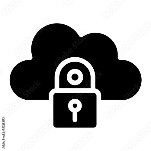 Cloud Computing Icon.