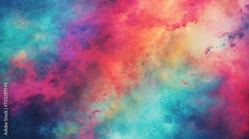 Smoke rainbow galaxy background illustration