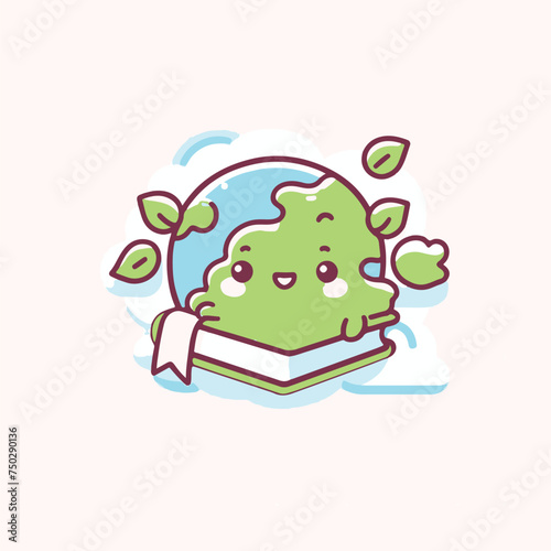 save the planet with book