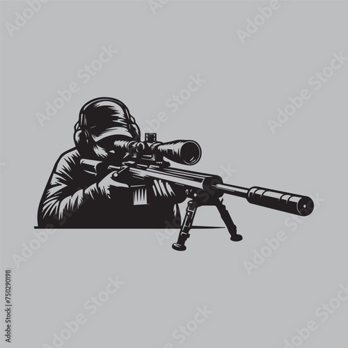 soldier with rifle