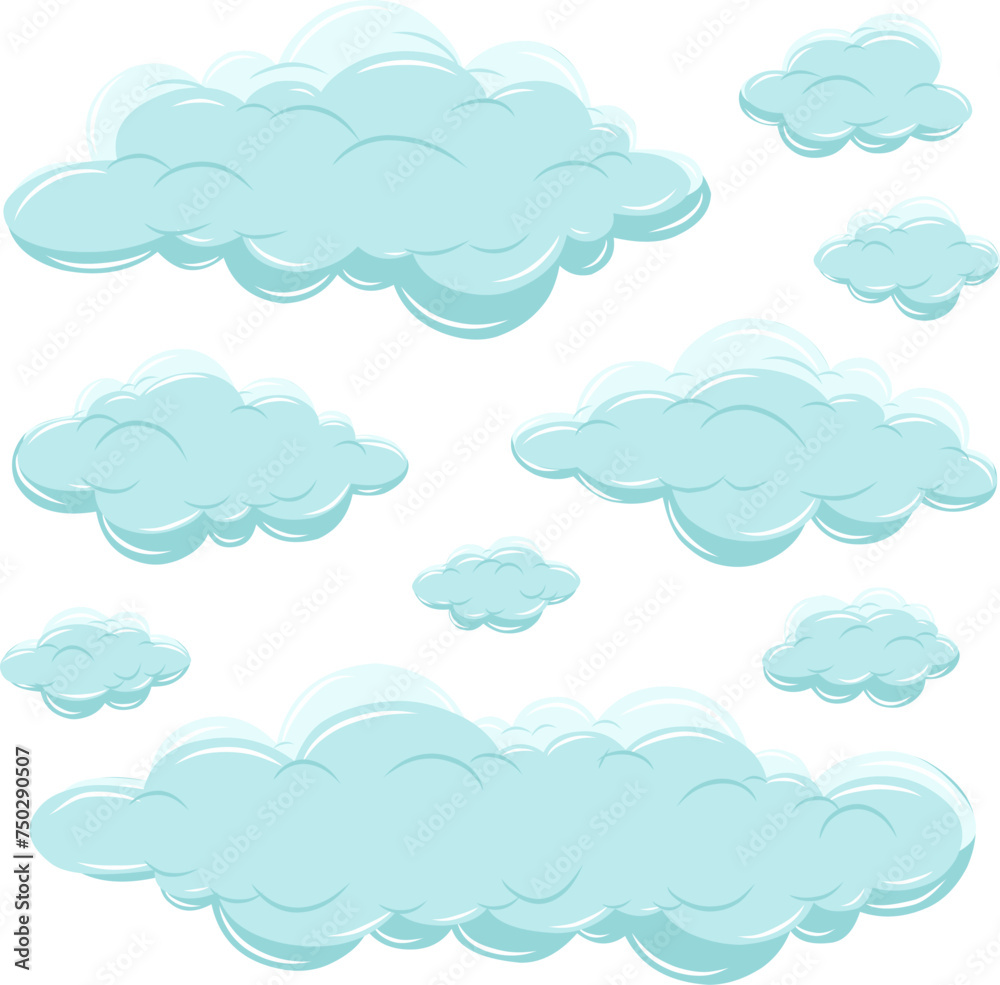 Clouds Vector Illustration