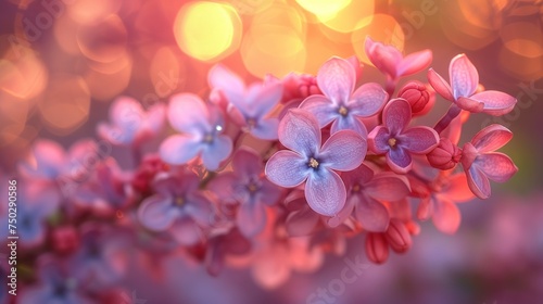  a close up of a bunch of flowers with blurry lights in the background and a blurry photo of the flowers in the foreground is a blurry background. © Nadia