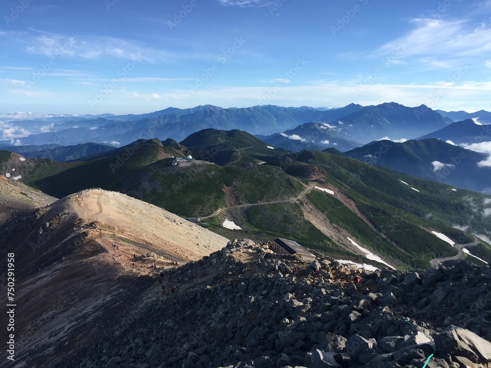 Fototapeta premium 山の景色・風景