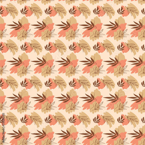 seamless pattern with flowers