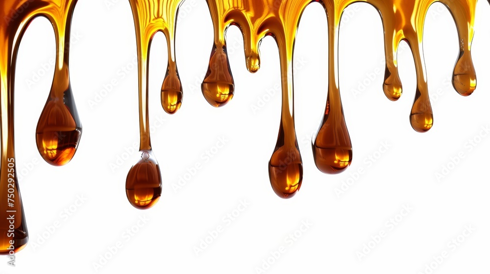 Dripping Coffee Fluid on White Background, Isolated and Raw, Capturing the Essence of Freshness and Aromatic Experience Concept Dripping Coffee Fluid on White Background, Isolated and Raw, Capturing the Essence of Freshness and Aromatic Experience Concept