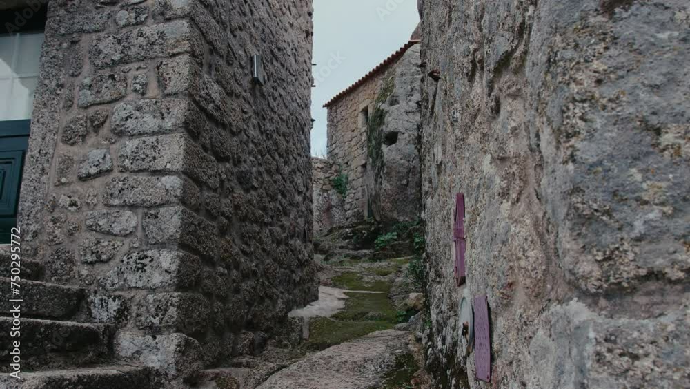 monsanto medieval village in portugal small stone houses detail monsanto medieval village in portugal small stone houses detail