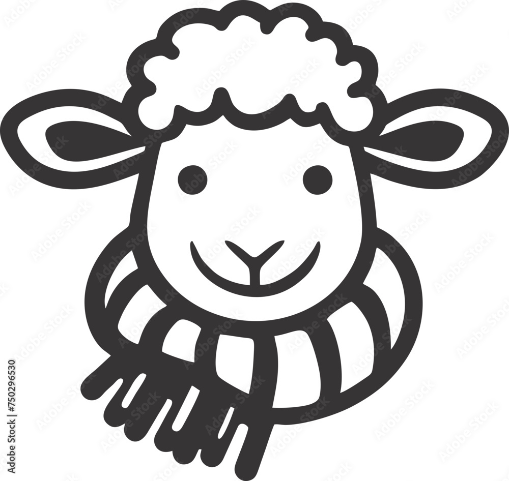 Fototapeta premium sheep cartoon