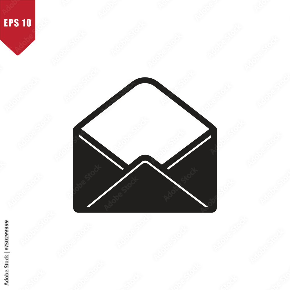 Envelope icon vector logo design template Envelope icon vector logo design template