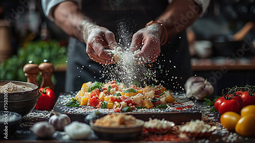 chef preparing food