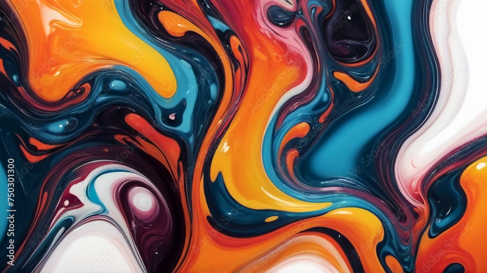 Abstract fluid background with vibrant colors Abstract fluid background with vibrant colors