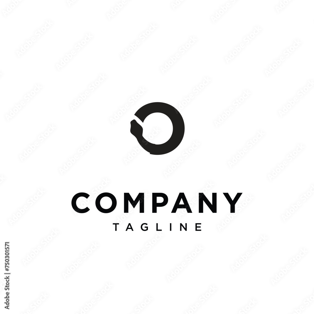 Letter O Phyton snake logo icon vector template eps Letter O Phyton snake logo icon vector template eps