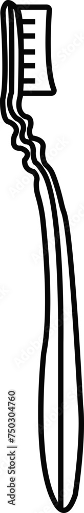 Toothbrush icon. Line toothbrush icon from dental health with Editable stock. Toothbrush symbol vector illustration for hygiene oral can be used web and mobile app isolated on transparent background. Toothbrush icon. Line toothbrush icon from dental health with Editable stock. Toothbrush symbol vector illustration for hygiene oral can be used web and mobile app isolated on transparent background.