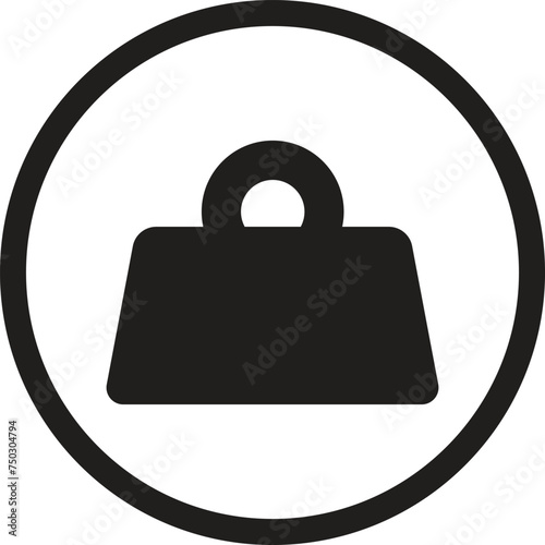 Heavy Weight icon, Weight Icon, Mass symbol, Weight kilogram icon, Heavy weight sign, 