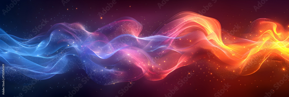 Abstract Neon Wave Background Design,
Neon Pulse Cyberpunk Color Infused Techno Waves Abstract Background 


