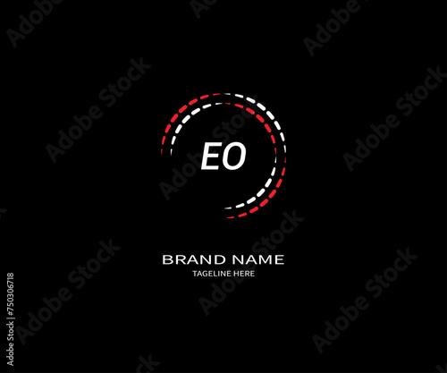 EO letter logo design. EO creative initials letter logo concept. EO icon design. EO 