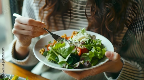 Fresh salad with vegetables...