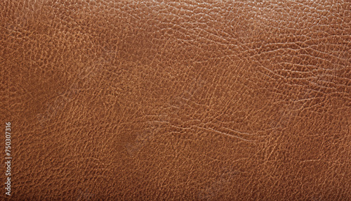 Brown leather texture closeup. Useful as background for design-works. concept / vintage color image