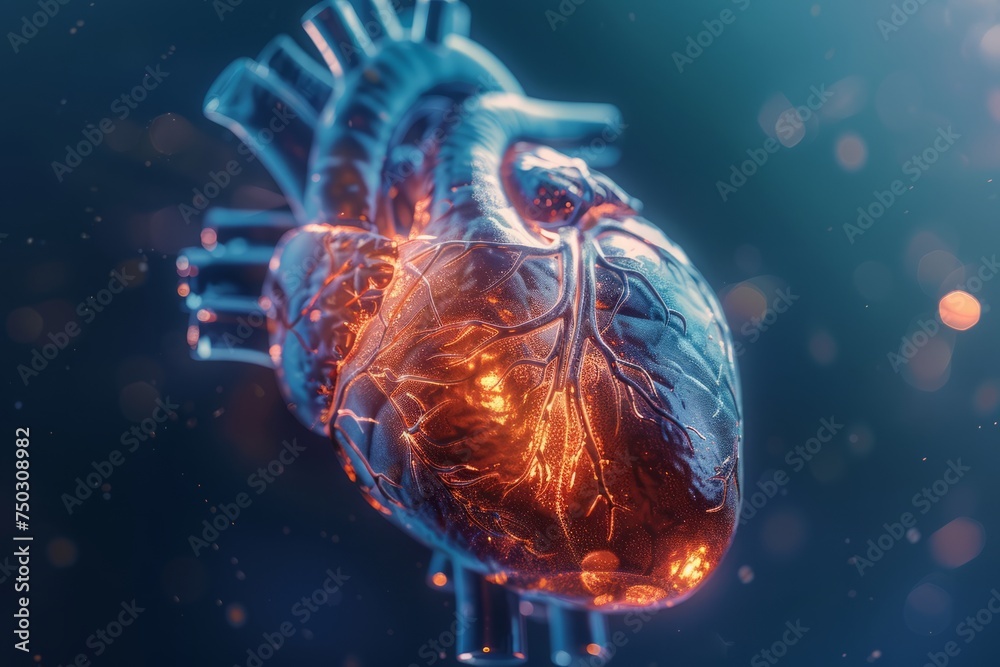 custom made wallpaper toronto digitalVID,Left ventricular assist system, Future Technology Medicine, Artificial heart，Medical building background