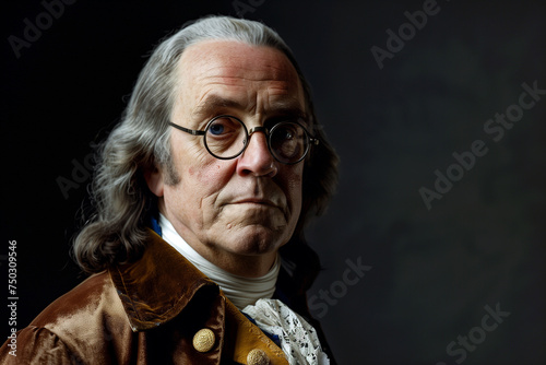 Benjamin Franklin Portrait photo