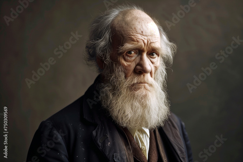 Charles Darwin Portrait photo